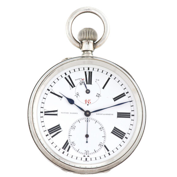 Fine and rare silver deck and pocket lever chronometer Circa 1930’s