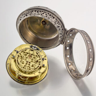 Large French single handed oignon with alarm Circa 1695