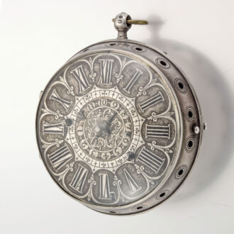 Large French single handed oignon with alarm Circa 1695