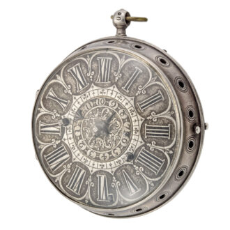 Large French single handed oignon with alarm Circa 1695