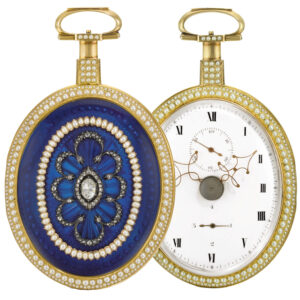 Rare English eight day watch for the Chinese market Circa 1800
