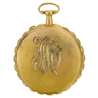 Swiss quarter repeating musical automaton watch Circa 1800