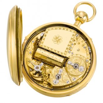 Swiss gold repeating automaton The Tightrope Walker Circa 1810