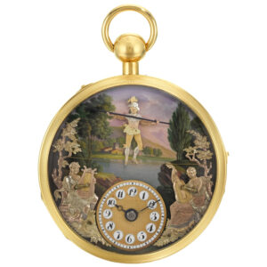 Swiss gold repeating automaton The Tightrope Walker Circa 1810