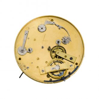 Swiss gold open faced automaton watch The Kitchen Circa 1820