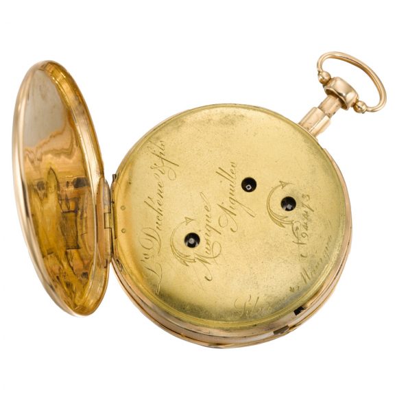 Swiss quarter repeating key wound musical watch Circa 1820 Swiss quarter repeating key wound musical watch Circa 1820