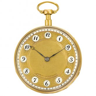 Swiss quarter repeating key wound musical watch Circa 1820