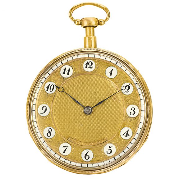 Swiss quarter repeating key wound musical watch Circa 1820