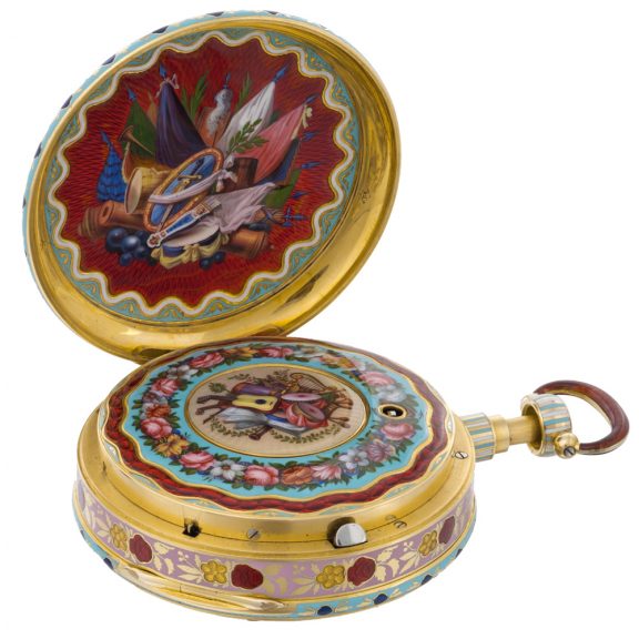 Rare Swiss Singing Bird watch made for the Turkish market Circa 1820