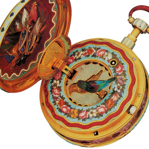 Rare Swiss Singing Bird watch made for the Turkish market Circa 1820 Rare Swiss Singing Bird watch made for the Turkish market Circa 1820