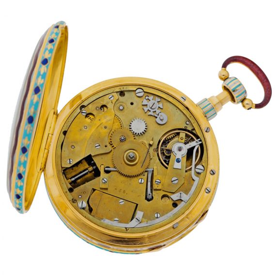 Rare Swiss Singing Bird watch made for the Turkish market Circa 1820 Rare Swiss Singing Bird watch made for the Turkish market Circa 1820