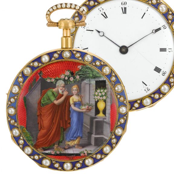 Swiss repeating musical watch for the Chinese market Circa 1820