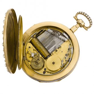 Swiss repeating musical watch for the Chinese market Circa 1820