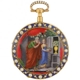 Swiss repeating musical watch for the Chinese market Circa 1820