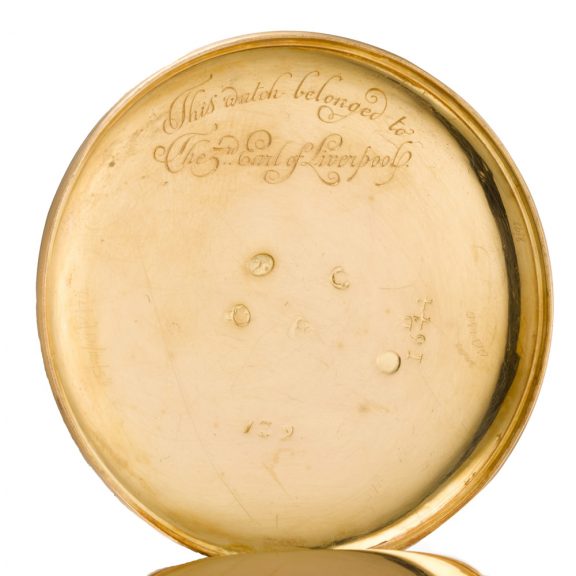 French gold open faced dumb quarter repeating watch Circa 1806 French gold open faced dumb quarter repeating watch Circa 1806