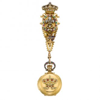 Swiss lady's repeating lever with engraved portrait Circa 1885 Swiss lady's repeating lever with engraved portrait Circa 1885