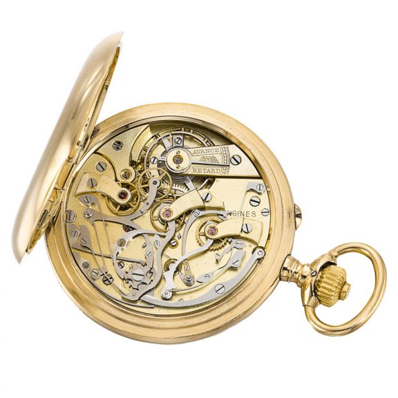 Swiss chronograph with register and tachymeter scale Circa 1900 Swiss chronograph with register and tachymeter scale Circa 1900