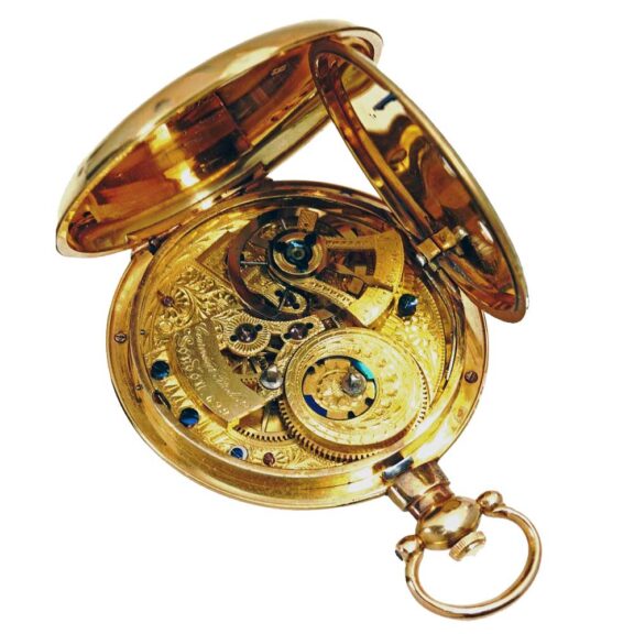 English 18K gold watch with duplex escapement Circa 1815 English 18K gold watch with duplex escapement Circa 1815