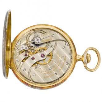 Swiss gentleman's open faced keyless lever dress watch Circa 1911
