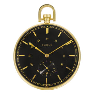 Unusual Swiss gold Art Deco oversized dress watch Circa 1930