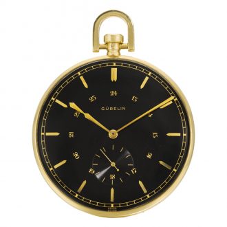 Unusual Swiss gold Art Deco oversized dress watch Circa 1930