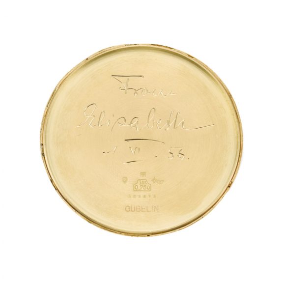 Unusual Swiss gold Art Deco oversized dress watch Circa 1930 Unusual Swiss gold Art Deco oversized dress watch Circa 1930