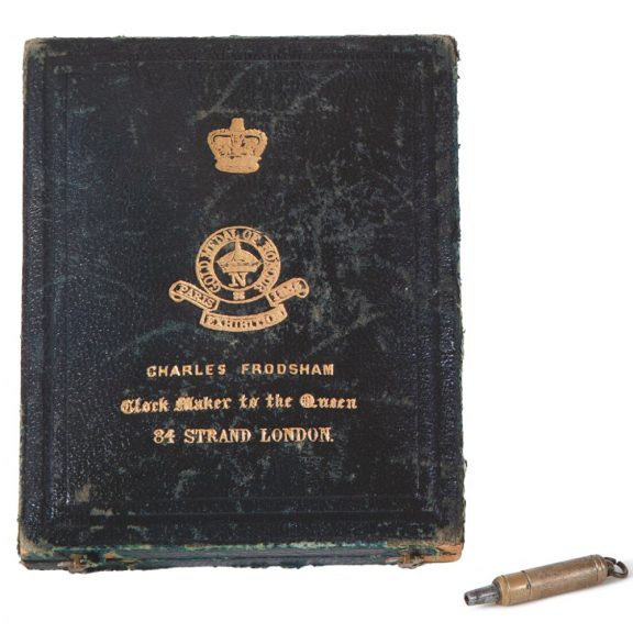 English key wound lever with power reserve indication Circa 1865 English key wound lever with power reserve indication Circa 1865