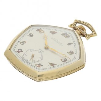 American open faced pentagonal lever dress watch Circa 1940