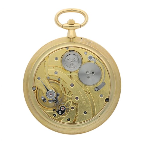 French gold half hunting cased Cartier pocket watch Circa 1920 French gold half hunting cased Cartier pocket watch Circa 1920
