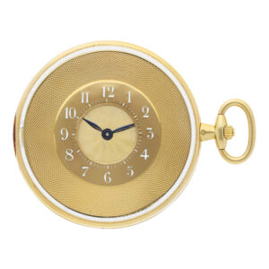 French gold half hunting cased Cartier pocket watch Circa 1920