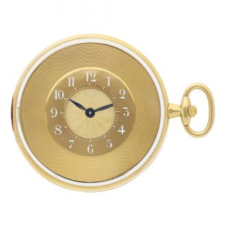 French gold half hunting cased Cartier pocket watch Circa 1920