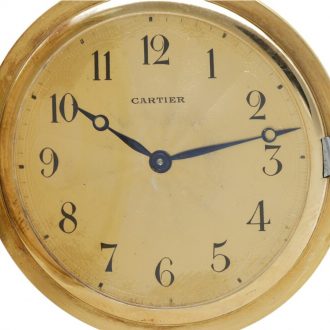 French gold half hunting cased Cartier pocket watch Circa 1920