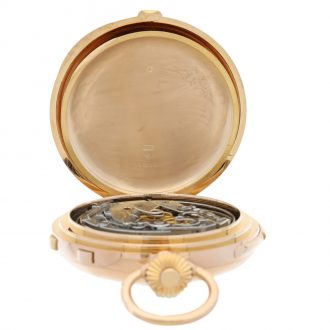 Swiss minute repeating split seconds chronograph Circa 1892