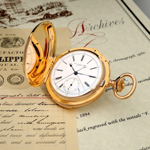 Swiss minute repeating split seconds chronograph Circa 1892 Swiss minute repeating split seconds chronograph Circa 1892