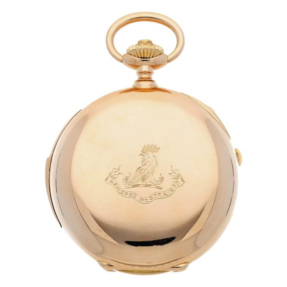 Swiss minute repeating split seconds chronograph Circa 1892 Swiss minute repeating split seconds chronograph Circa 1892
