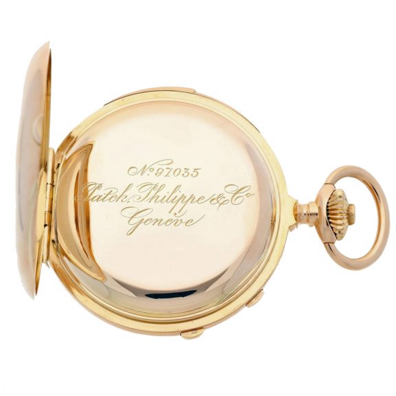Swiss minute repeating split seconds chronograph Circa 1892 Swiss minute repeating split seconds chronograph Circa 1892