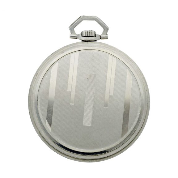 Swiss open faced lever pocket watch with two tone dial Circa 1940 Swiss open faced lever pocket watch with two tone dial Circa 1940