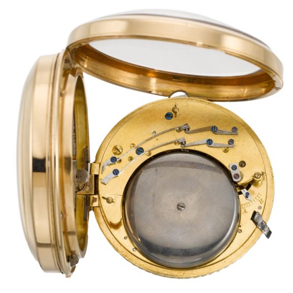 Swiss repeating watch with concealed erotic automaton Circa 1790 Swiss repeating watch with concealed erotic automaton Circa 1790
