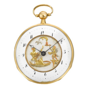 Swiss musical striking and repeating cylinder watch Circa 1820