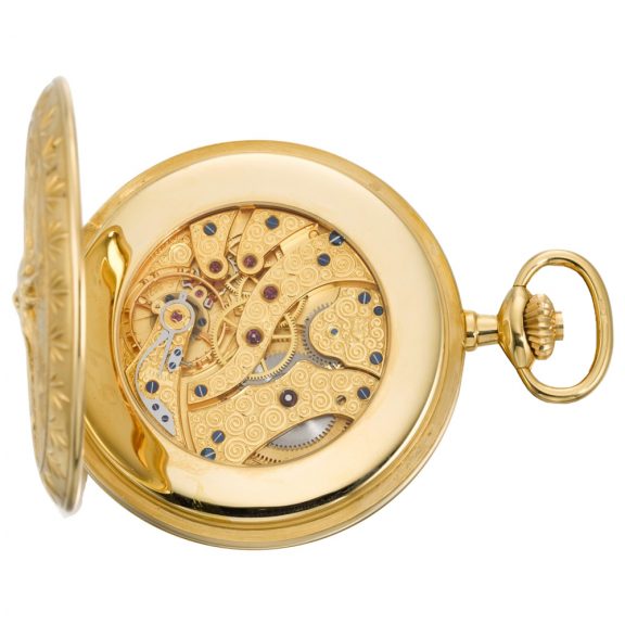 Swiss decorative limited edition hunting cased watch Circa 1982 Swiss decorative limited edition hunting cased watch Circa 1982