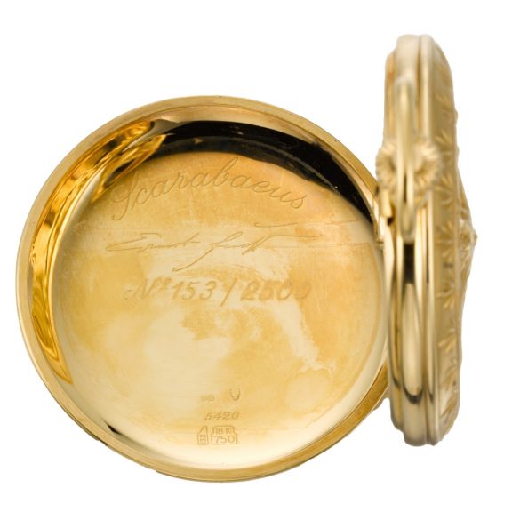 Swiss decorative limited edition hunting cased watch Circa 1982 Swiss decorative limited edition hunting cased watch Circa 1982