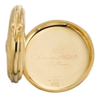 Swiss decorative limited edition hunting cased watch Circa 1982