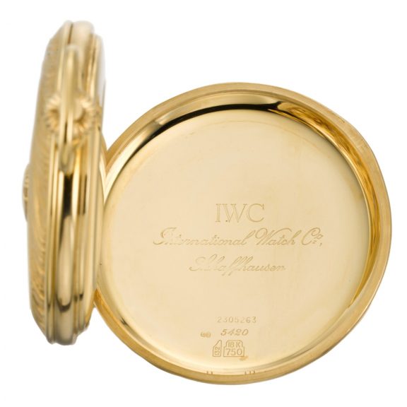 Swiss decorative limited edition hunting cased watch Circa 1982 Swiss decorative limited edition hunting cased watch Circa 1982