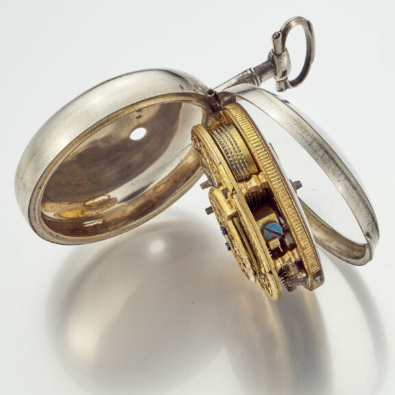 An English verge pocket watch in silver pair cases Circa 1790 An English verge pocket watch in silver pair cases Circa 1790