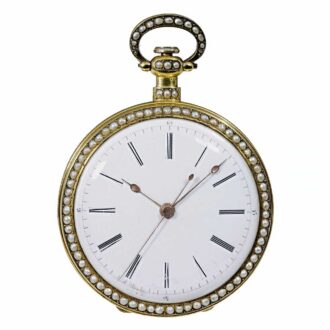 Swiss exquisitely enamel watch for Chinese market Circa 1850