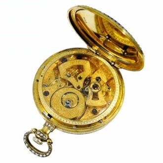 Swiss exquisitely enamel watch for Chinese market Circa 1850