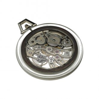 Fine Swiss open faced skeletonised lever pocket watch Circa 1925