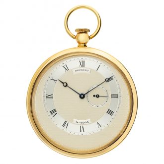 Swiss yellow gold open faced lever dress watch Circa 1995
