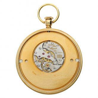 Swiss yellow gold open faced lever dress watch Circa 1995