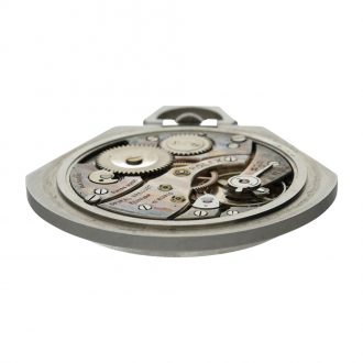 Swiss open faced pocket watch with contract case Circa 1940 Swiss open faced pocket watch with contract case Circa 1940